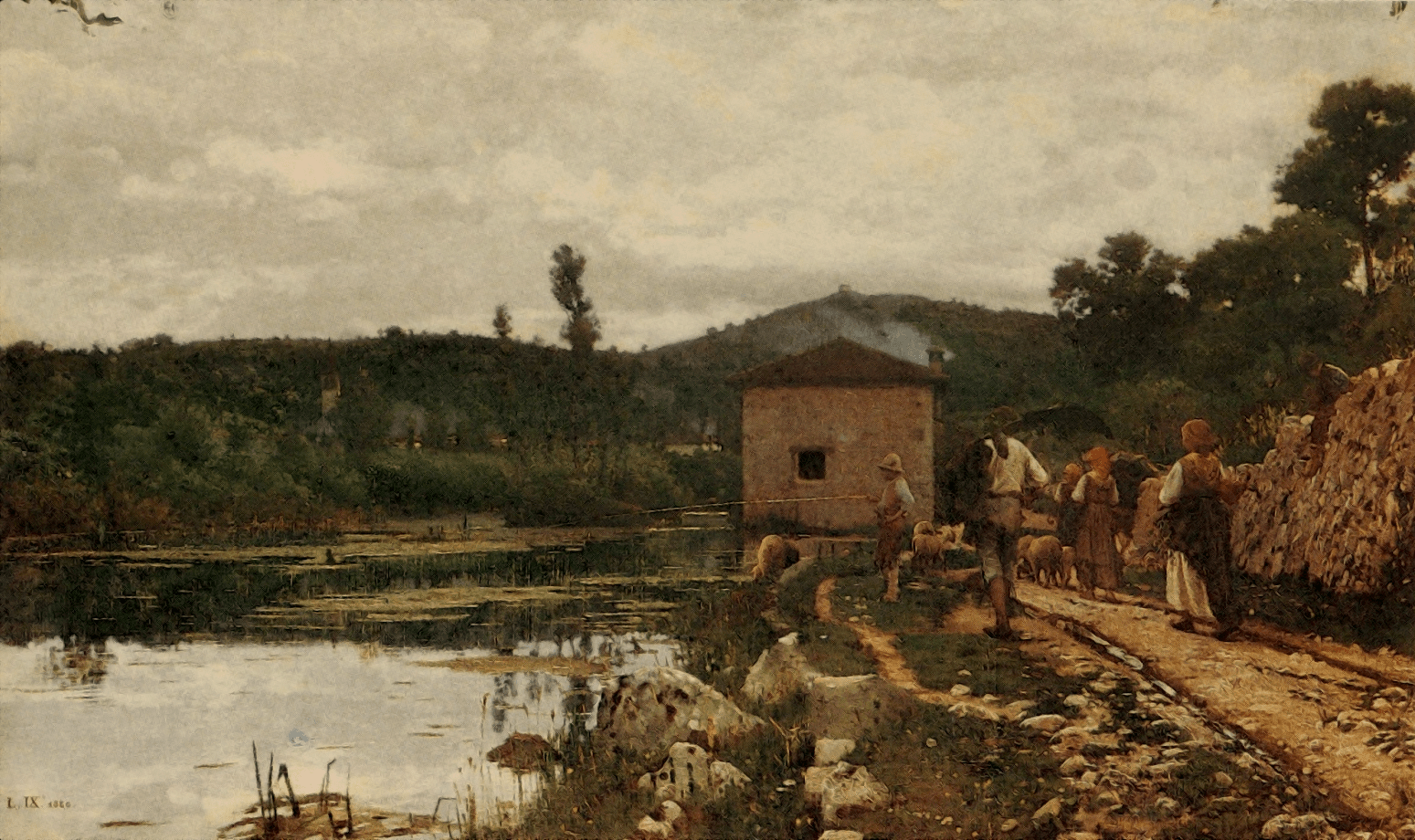 Verso Sera sul Livenza 1880